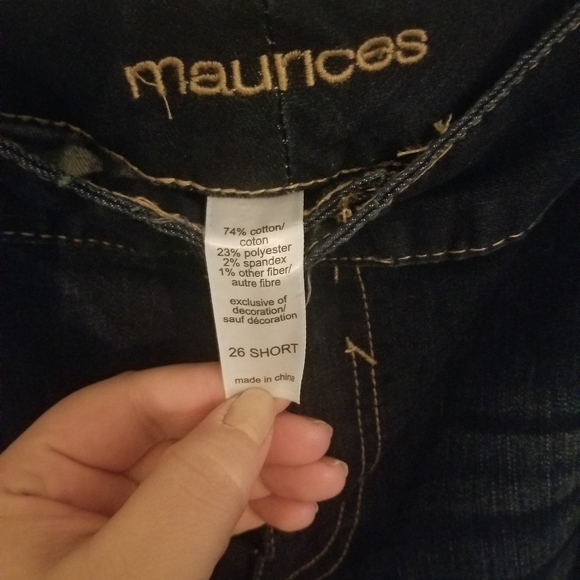 Maurice's size 26 short jeans NWT - Picture 3 of 7